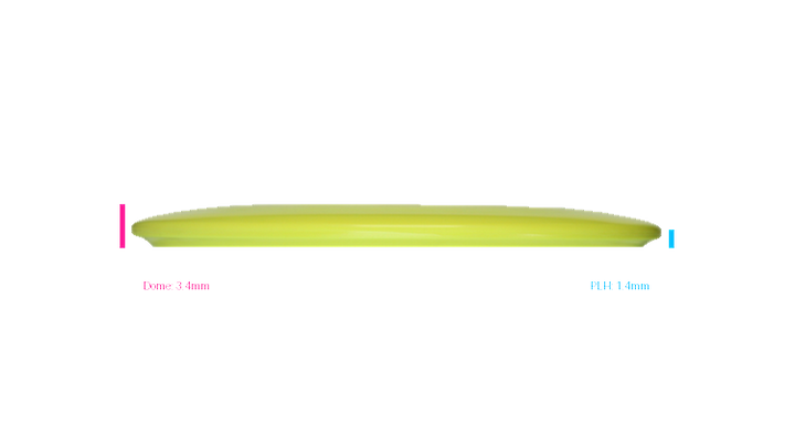 Discraft X Line Buzzz Midrange Profile View