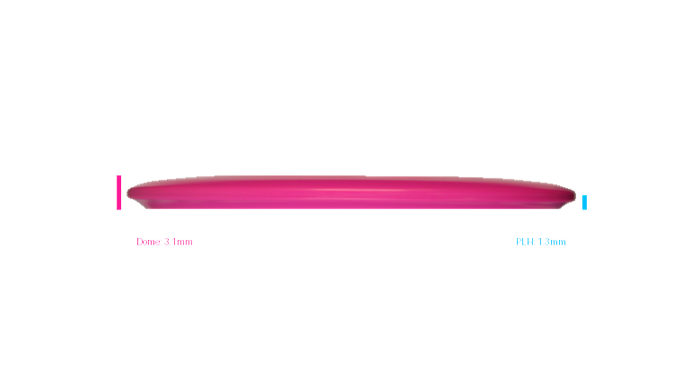 Discraft X Line Buzzz Midrange Profile View