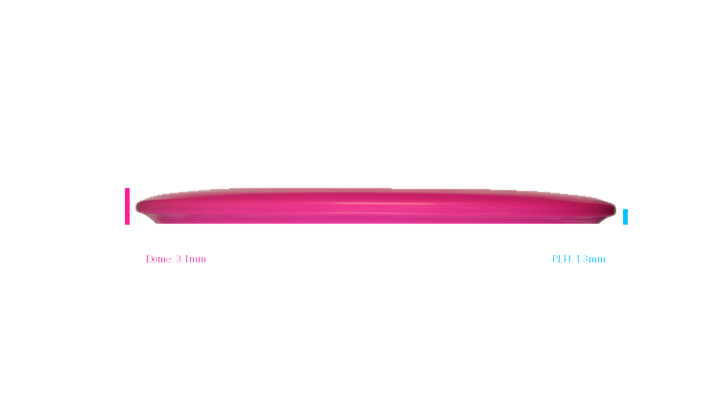 Discraft X Line Buzzz Midrange Profile View