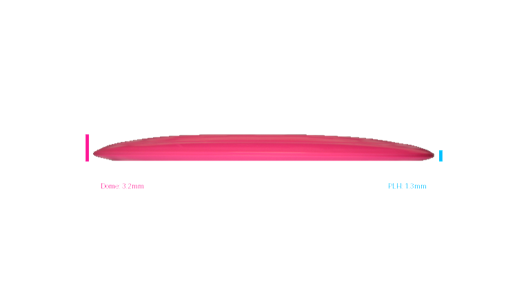 Discraft X Line Heat Fairway Driver Profile View