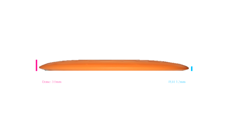 Discraft X Line Heat Fairway Driver Profile View