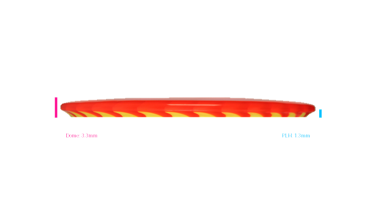 Discraft Fuzed Z Buzzz Midrange Profile View