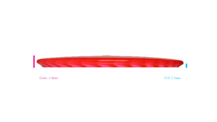 Discraft Fuzed Z Buzzz Midrange Profile View