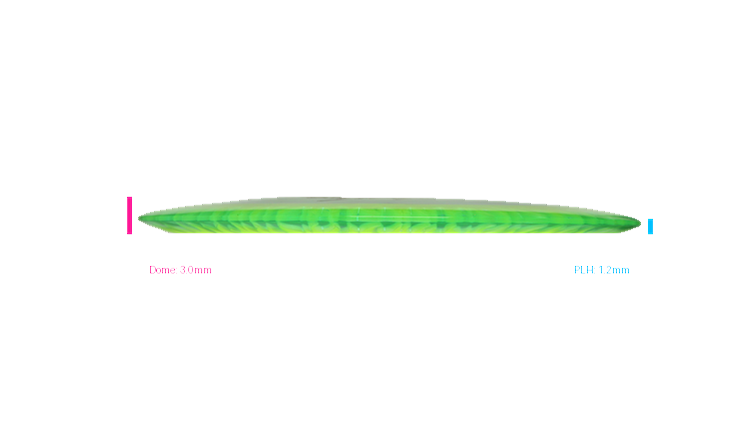 Discraft Fuzed Z Scorch Distance Driver Profile View