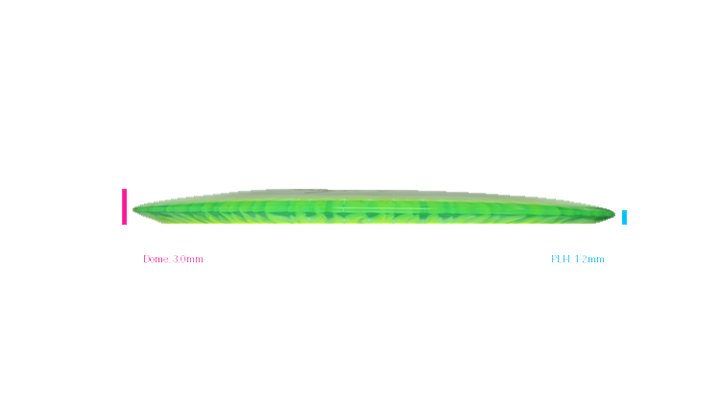 Discraft Fuzed Z Scorch Distance Driver Profile View