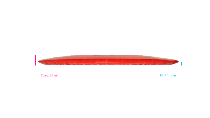 Discraft Fuzed Z Scorch Distance Driver Profile View