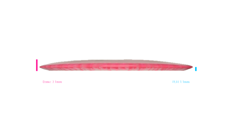 Discraft Fuzed Z Scorch Distance Driver Profile View