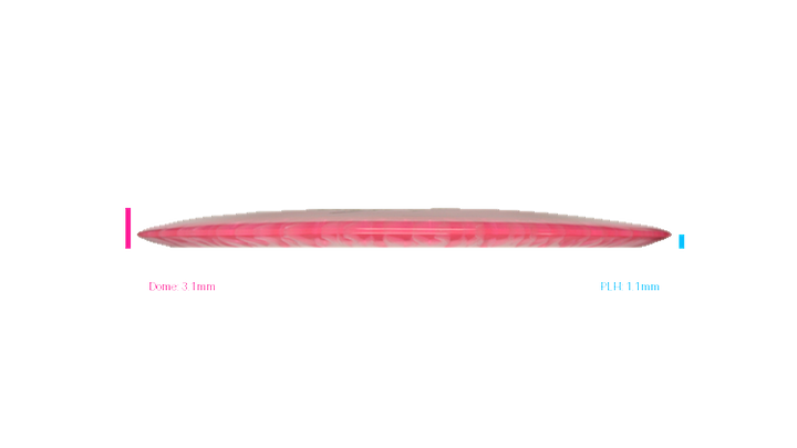 Discraft Fuzed Z Scorch Distance Driver Profile View