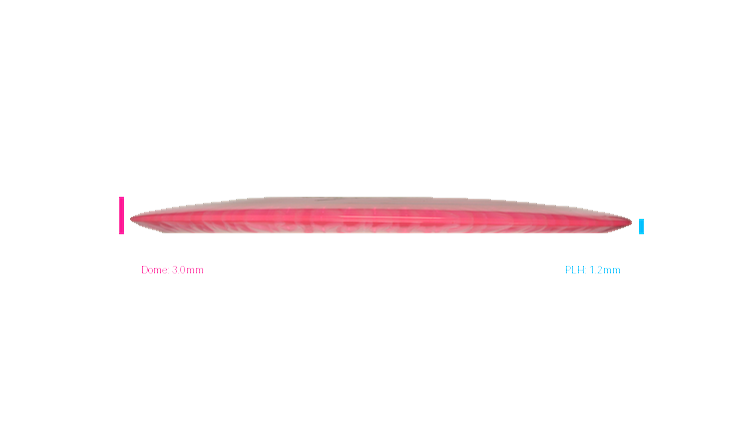 Discraft Fuzed Z Scorch Distance Driver Profile View