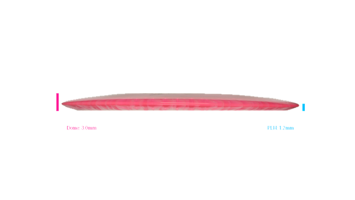 Discraft Fuzed Z Scorch Distance Driver Profile View