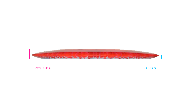 Discraft Fuzed Z Scorch Distance Driver Profile View