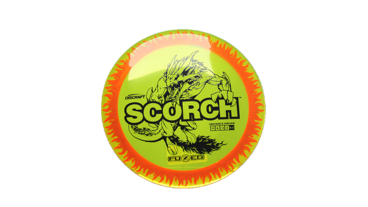 Discraft Fuzed Z Scorch Distance Driver Front View