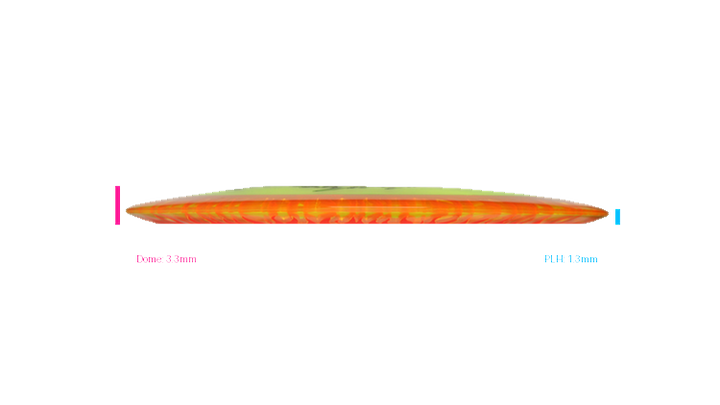 Discraft Fuzed Z Scorch Distance Driver Profile View