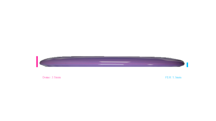 Climo Disc Golf Prototype Signature Line Coast Midrange Profile View