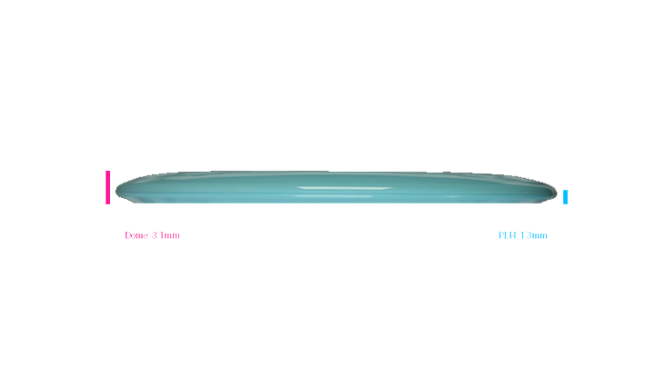 Climo Disc Golf Prototype Signature Line Coast Midrange Profile View