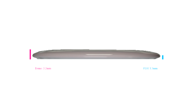 Climo Disc Golf Prototype Signature Line Coast Midrange Profile View