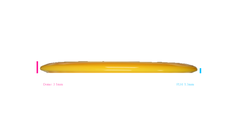 Climo Disc Golf Prototype Signature Line Coast Midrange Profile View