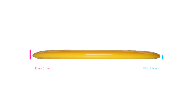 Climo Disc Golf Prototype Signature Line Coast Midrange Profile View