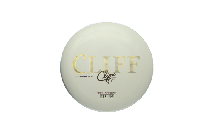 Climo Disc Golf First Run Trophy Line Cliff Putter Front View