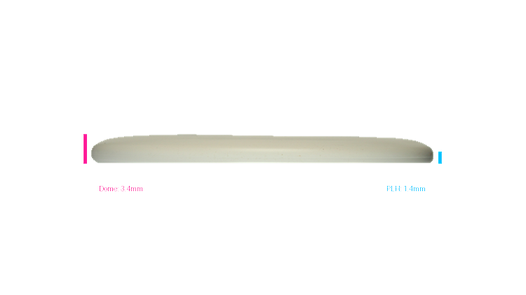 Climo Disc Golf First Run Trophy Line Cliff Putter Profile View