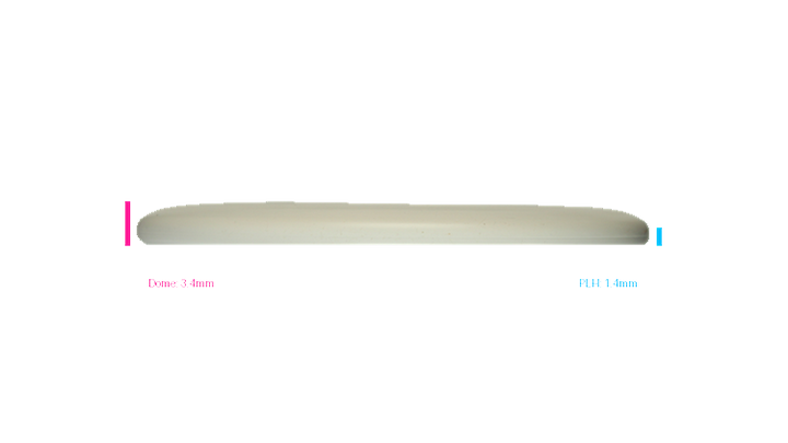 Climo Disc Golf First Run Trophy Line Cliff Putter Profile View