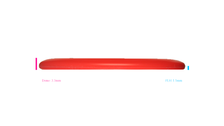 Climo Disc Golf First Run Trophy Line Cliff Putter Profile View