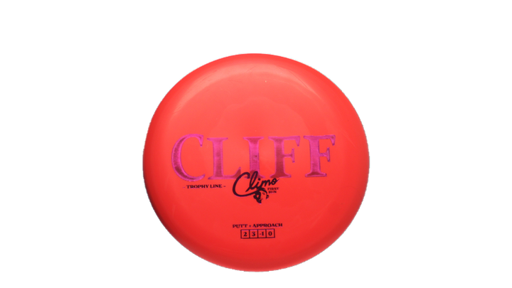 Climo Disc Golf First Run Trophy Line Cliff Putter Front View