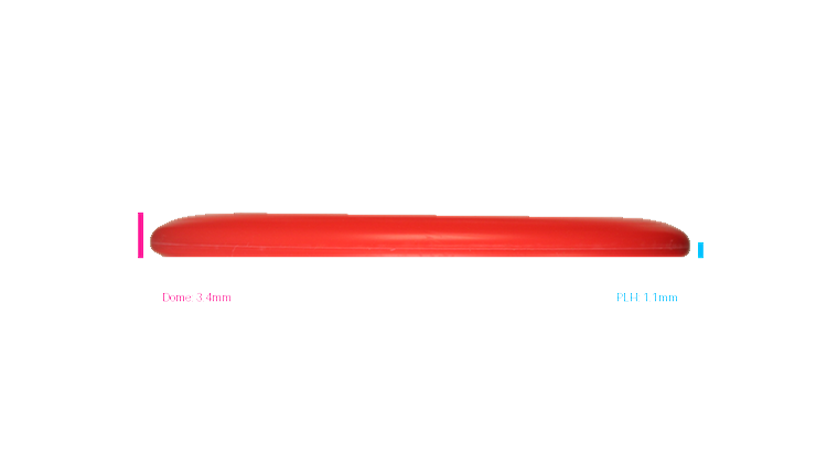 Climo Disc Golf First Run Trophy Line Cliff Putter Profile View