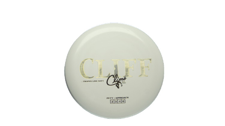 Climo Disc Golf Trophy Line Soft Cliff Putter Front View