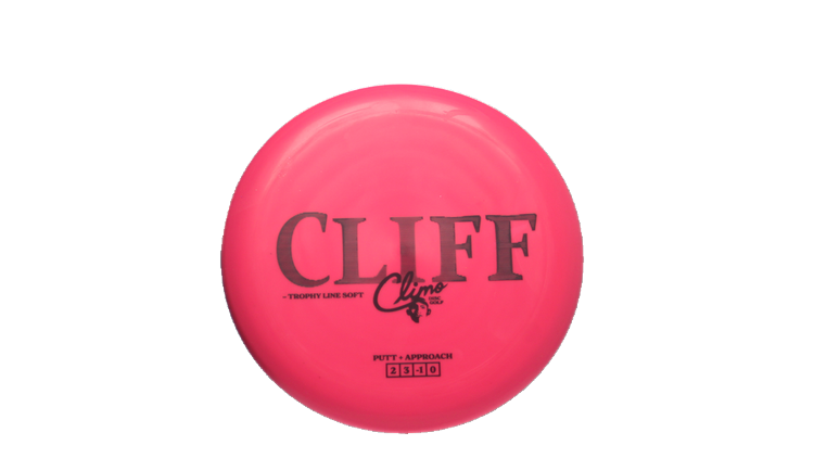 Climo Disc Golf Trophy Line Soft Cliff Putter Front View