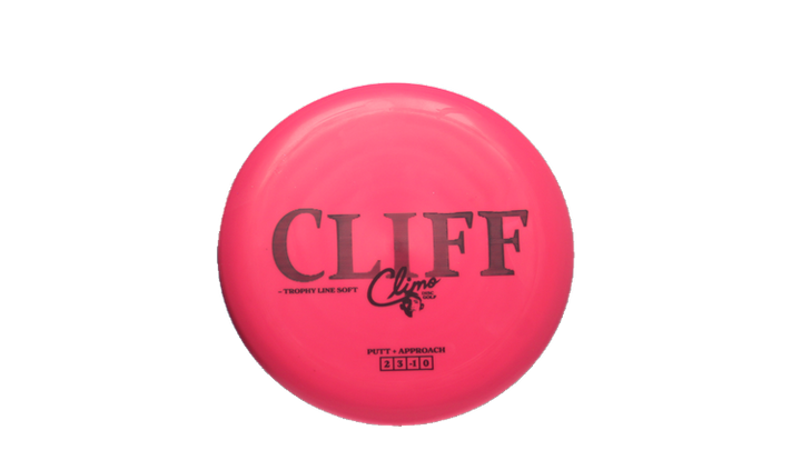 Climo Disc Golf Trophy Line Soft Cliff Putter Front View