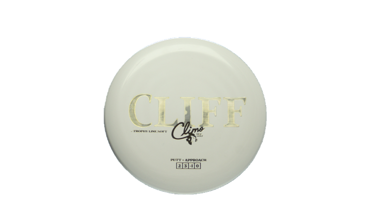 Climo Disc Golf Trophy Line Soft Cliff Putter Front View