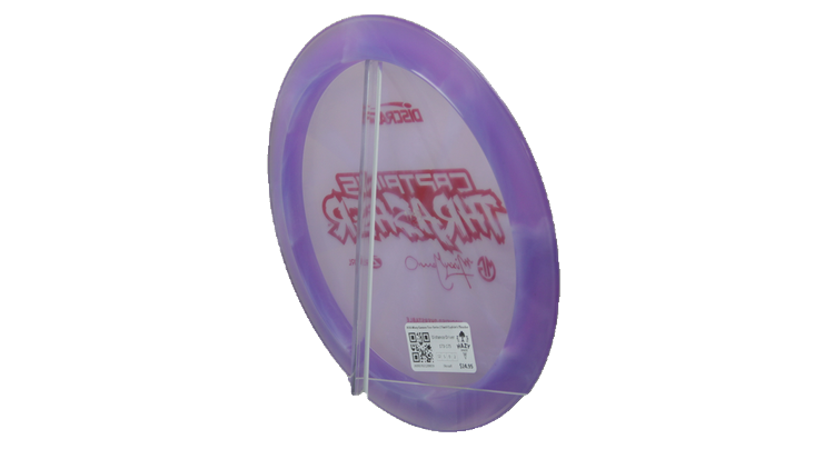 Discraft 2026 Missy Gannon Tour Series Z Swirl Captain's Thrasher Distance Driver Back View