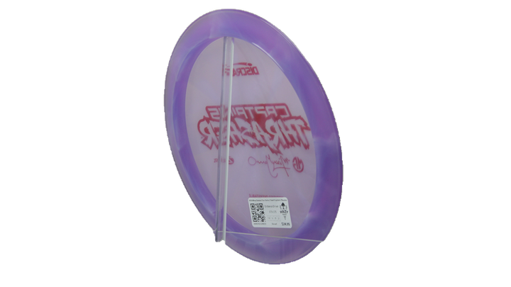 Discraft 2026 Missy Gannon Tour Series Z Swirl Captain's Thrasher Distance Driver Back View