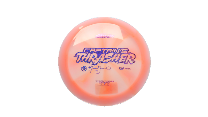Discraft 2026 Missy Gannon Tour Series Z Swirl Captain's Thrasher Distance Driver