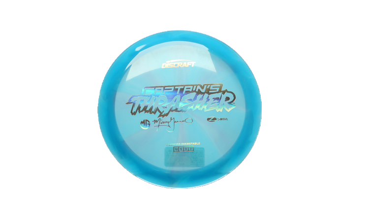 Discraft 2026 Missy Gannon Tour Series Z Swirl Captain's Thrasher Distance Driver Front View