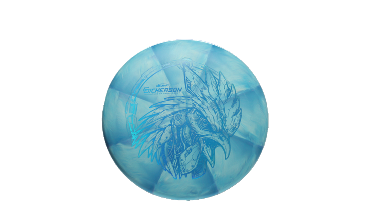 Discraft 2026 Chris Dickerson Tour Series CT Swirl Roost Putter Front View