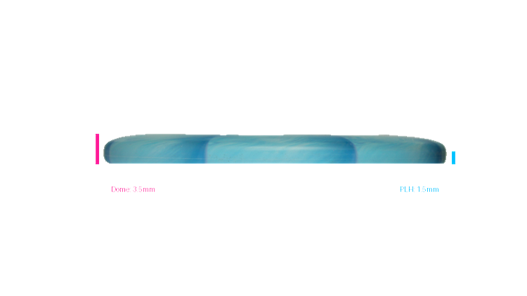 Discraft 2026 Chris Dickerson Tour Series CT Swirl Roost Putter Profile View