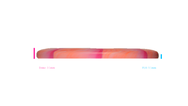 Discraft 2026 Chris Dickerson Tour Series CT Swirl Roost Putter Profile View