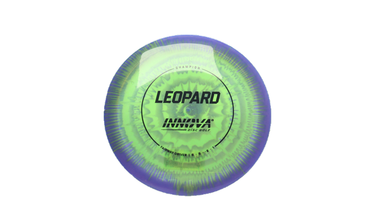 Innova I-Dye Champion Leopard Fairway Driver Front View