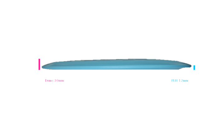 Gateway Sure Grip Ultralite Aura Distance Driver Profile View