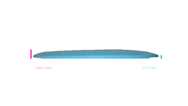 Gateway Sure Grip Ultralite Aura Distance Driver Profile View