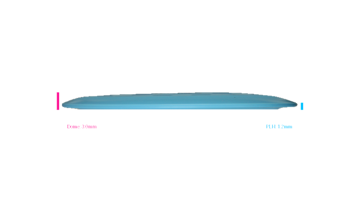 Gateway Sure Grip Ultralite Aura Distance Driver Profile View