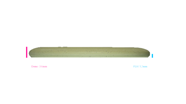 Gateway Baked Potato Organic Hemp Super Stupid Soft Warlock Putter Profile View