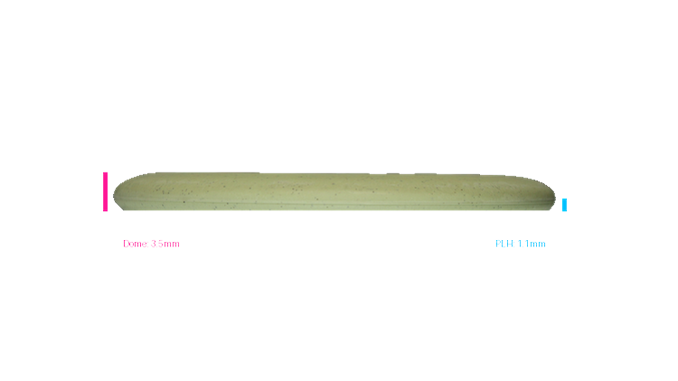 Gateway Baked Potato Organic Hemp Super Stupid Soft Warlock Putter Profile View