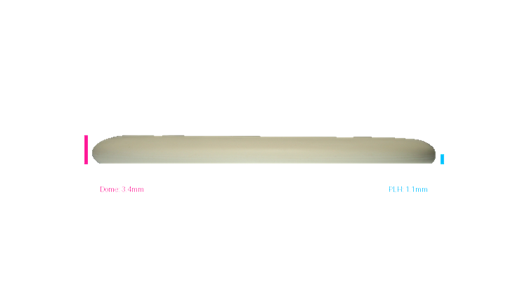 Gateway Air Dude Pure White Wizard Putter Profile View