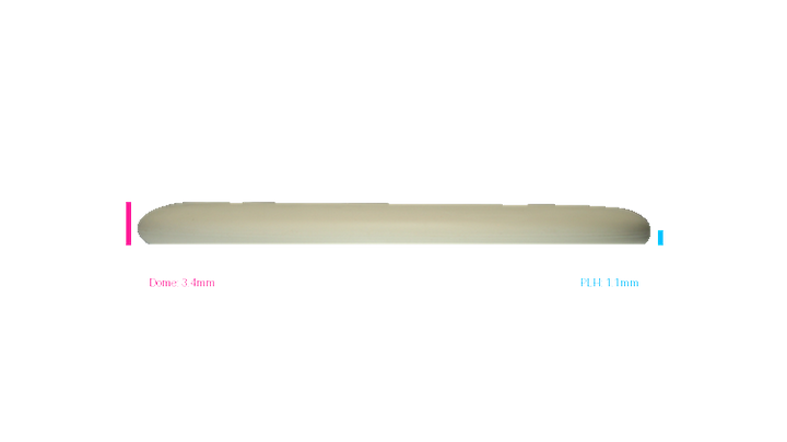 Gateway Air Dude Pure White Wizard Putter Profile View