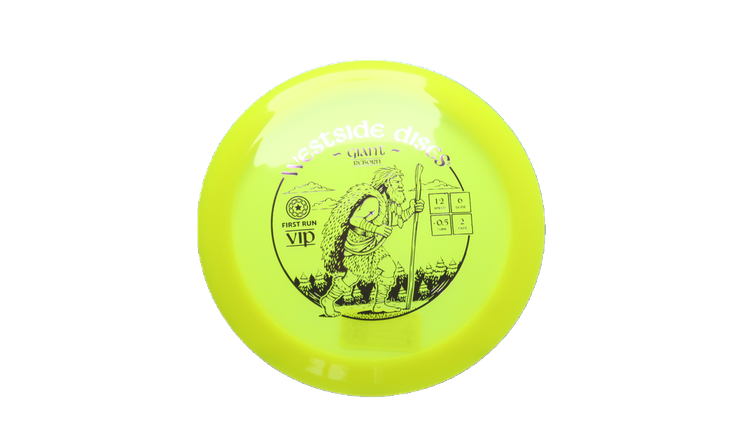 Westside Discs First Run VIP Giant Reborn Distance Driver Front View