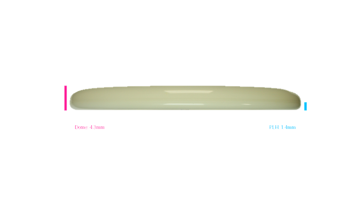 Kastaplast K1 Glow Berg Putter Profile View