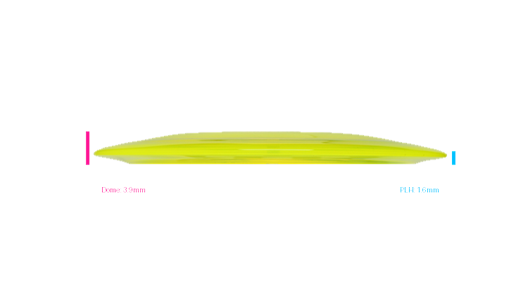Discmania C-Line DD3 Distance Driver Profile View